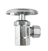 LLAVE ANGULO SENCILLO 3/8 X 3/8 ZINC AMER